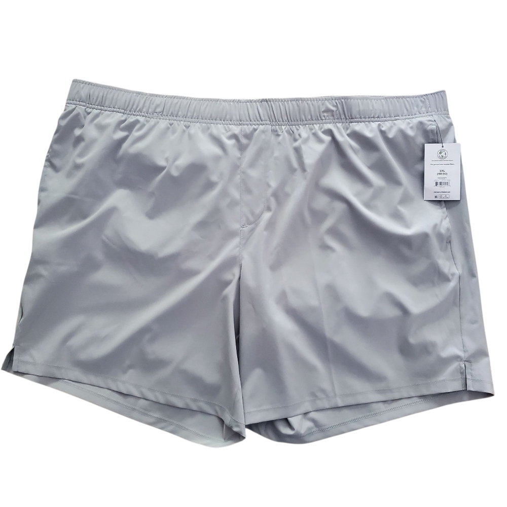 Athletic Works Men's Woven Shorts 9'' Inseam SZ 3XL (48-50)‎ Gray NEW